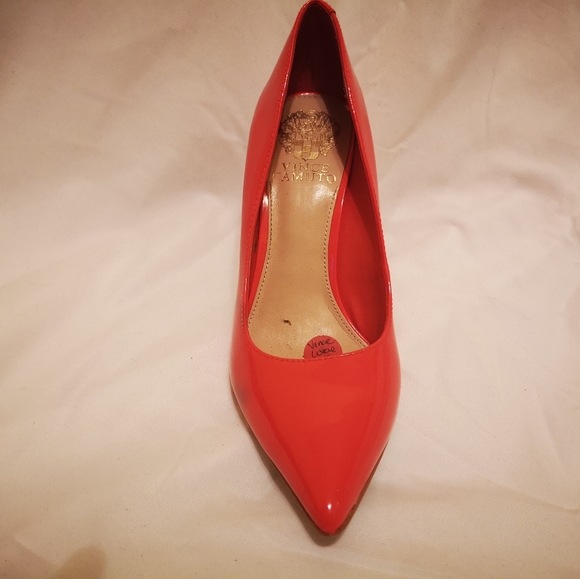 Vince Camuto Leather Upper Coral pumps Shoes - Picture 3 of 11
